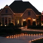 Christmas lights installation