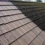 Power washing roofs